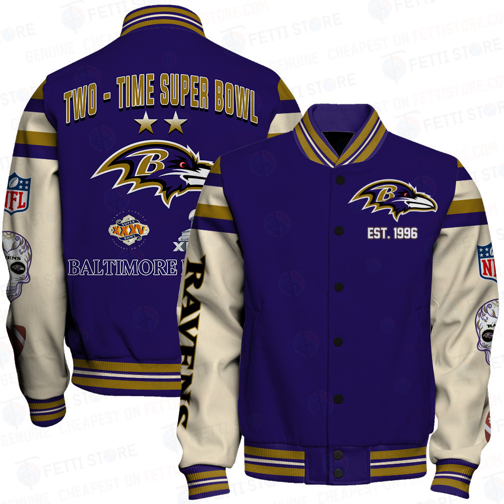 Baltimore Ravens National Football League Make Your Mark Unisex Varsity Jacket
