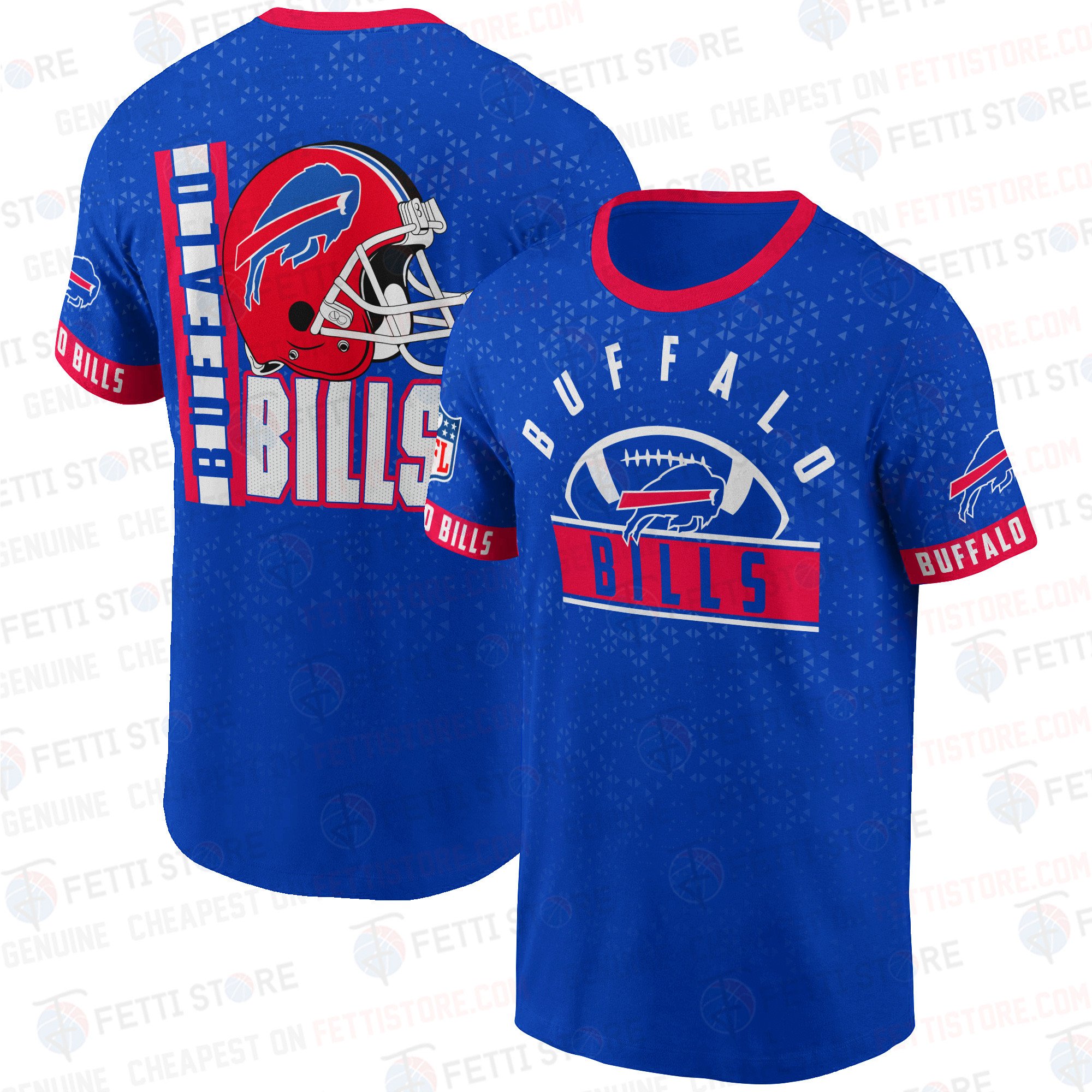 Buffalo Bills T-shirt à motif de ligue de football américain