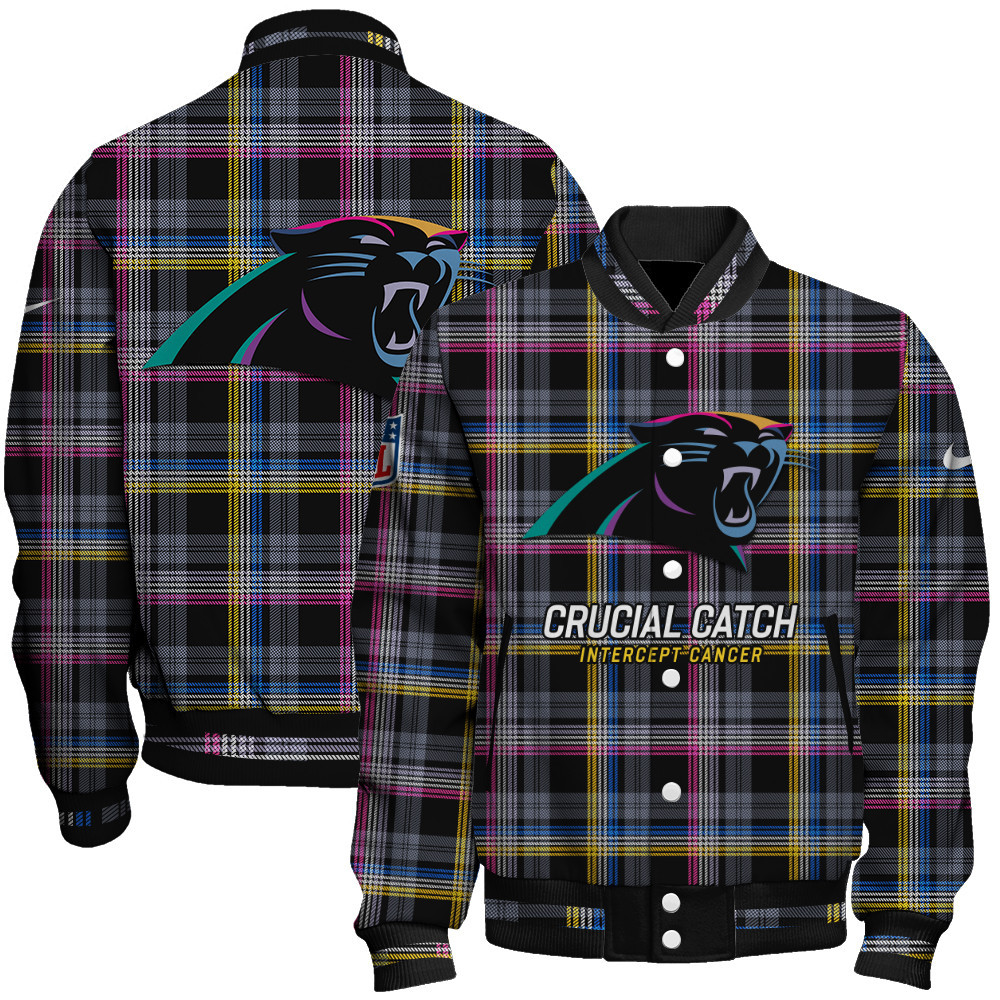 Carolina Panthers National Football League Feel The Power Unisex Varsity Jacket