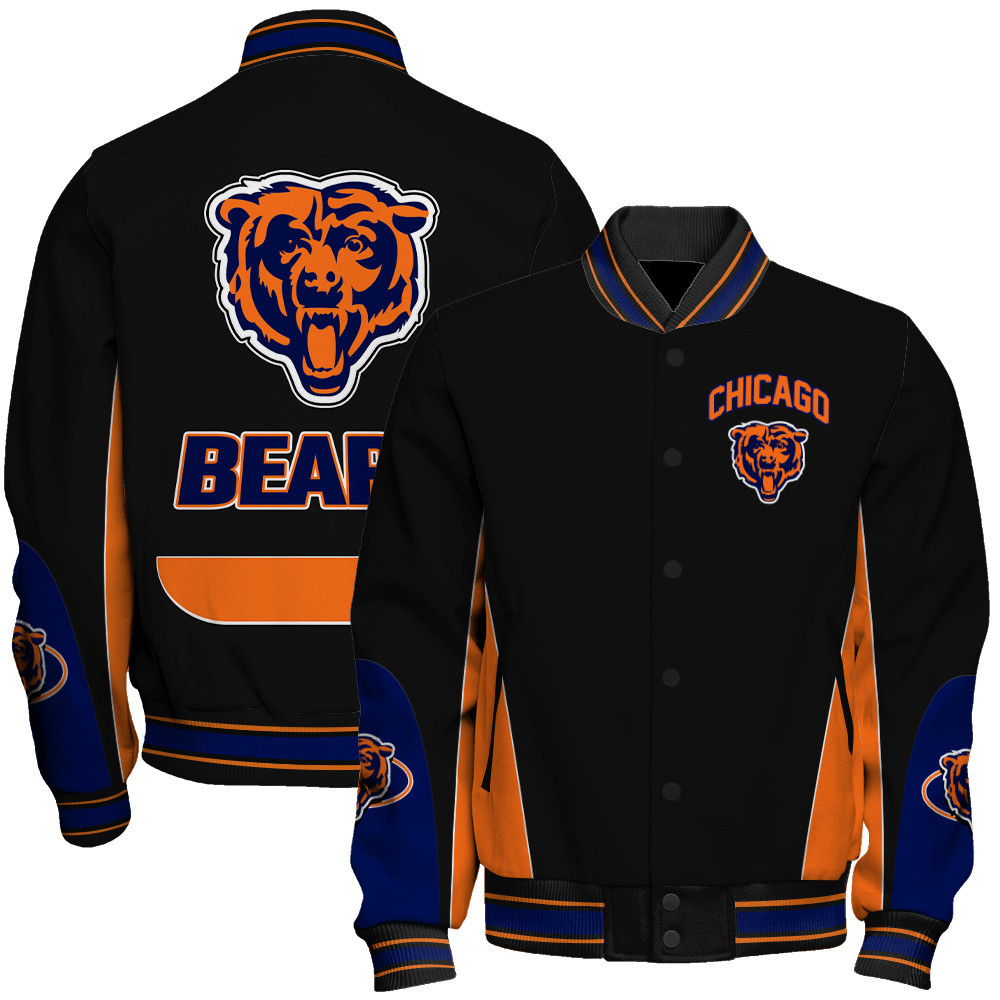 Chicago Bears - En synchronisation avec la veste universitaire unisexe de l'équipe locale