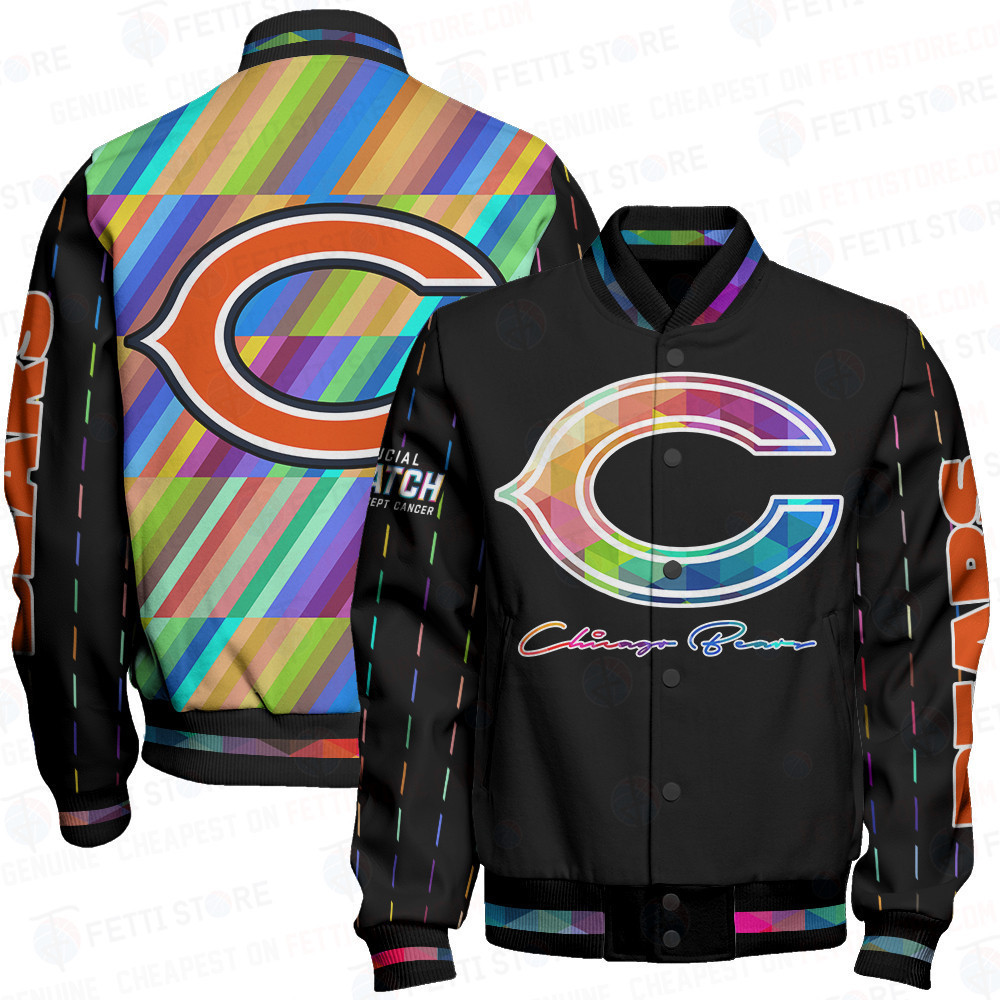 Chicago Bears - Veste universitaire AOP de la Ligue nationale de football V2