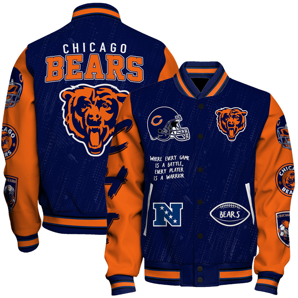 Chicago Bears National Football League Champions Varsity Jacket