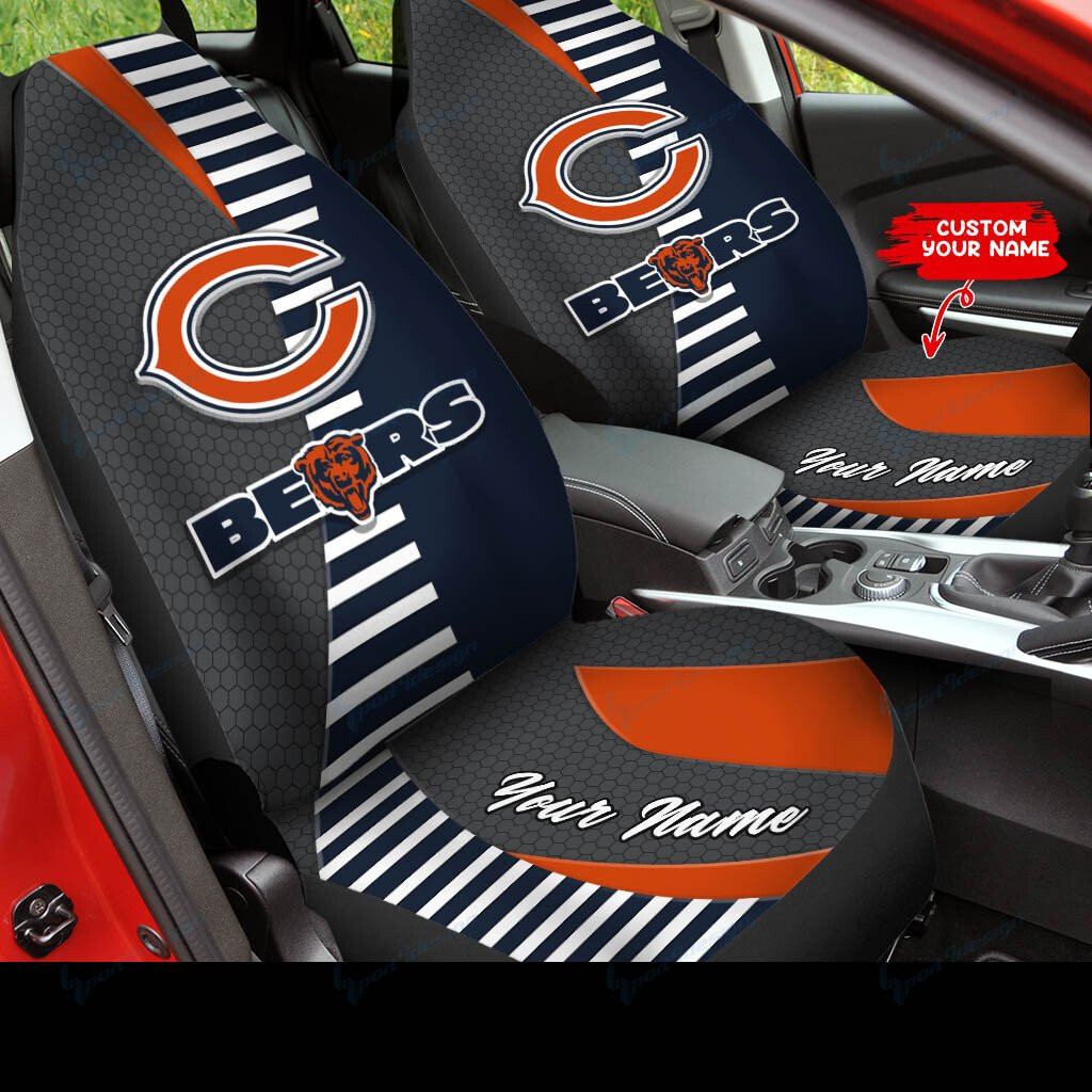 Chicago Bears Pattern Varsity Jacket