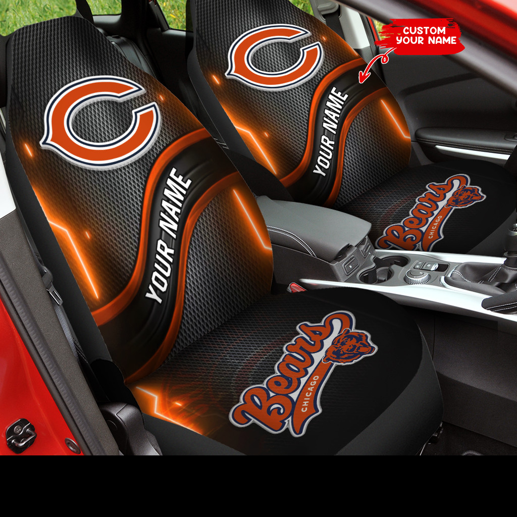 Chicago Bears Personalized Car Seat Covers BG281