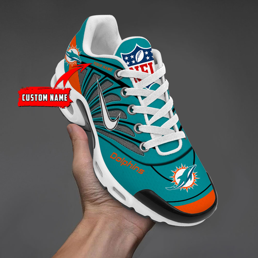 Customize Your Name With Miami Dolphins football Ver 40 Sport Shoes
