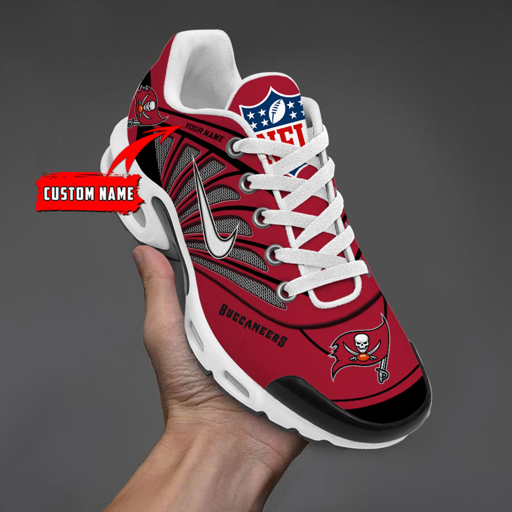 Customize Your Name with Tampa Bay Buccaneers Ver 28 Sport Shoes NF