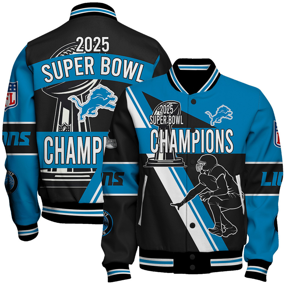 Detroit Lions Super Bowl Champions The Nightmare Of Every Opponent Varsity Jacket