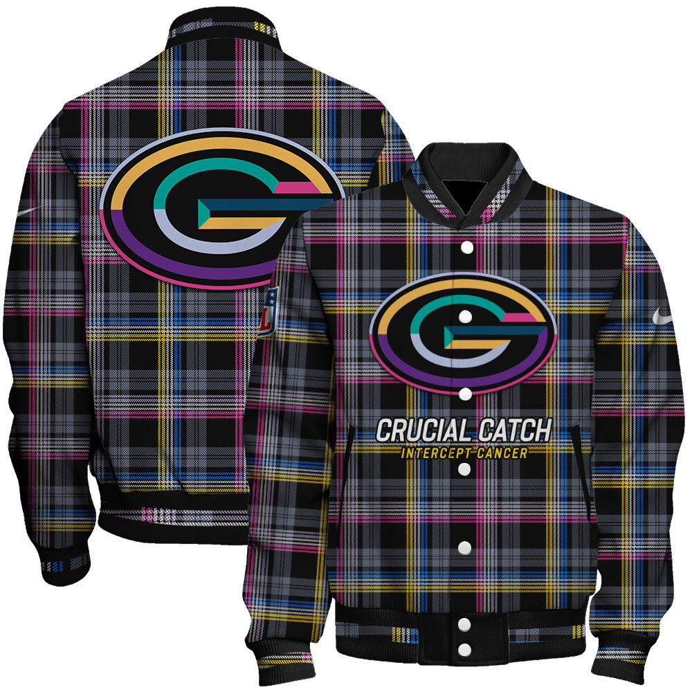 Green Bay Packers National Football League Conquer Every Field Unisex Varsity Jacket