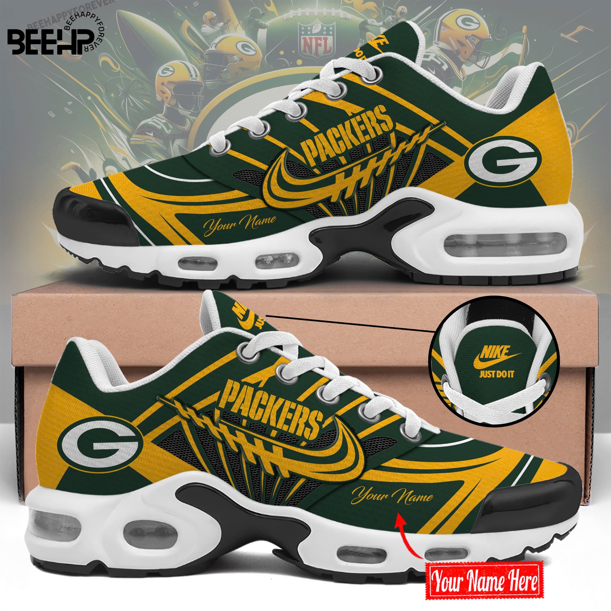 Green Bay Packers Only One Nation Print Varsity Jacket