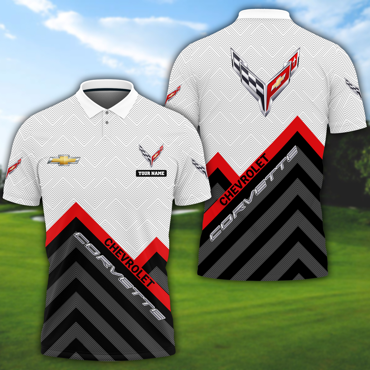 GZQLPC1418 Chevrolet Corvette Polo Shirt