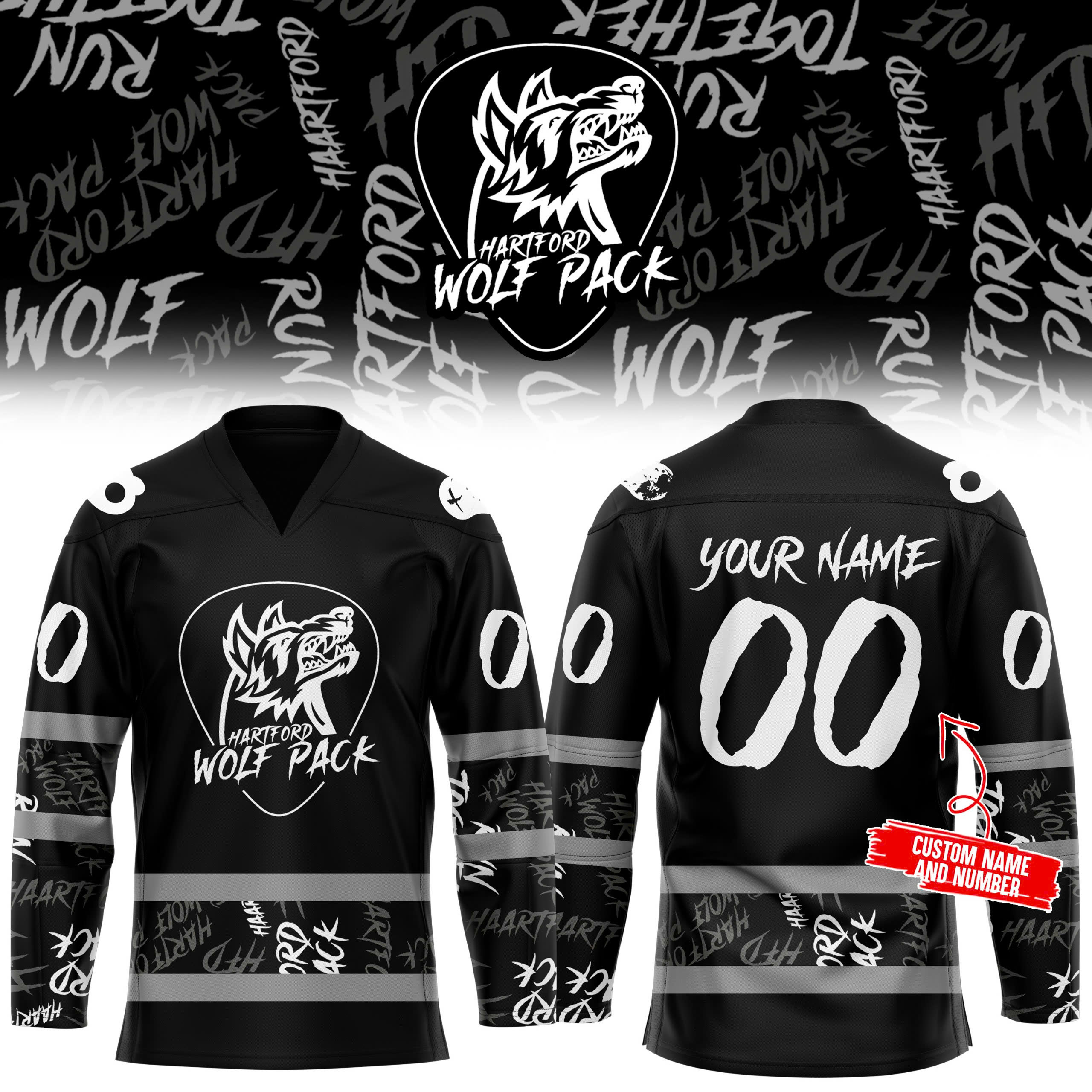 HartFord Wolf Pack  &  Hoodie Set V2 + NT05122408ID10DS10