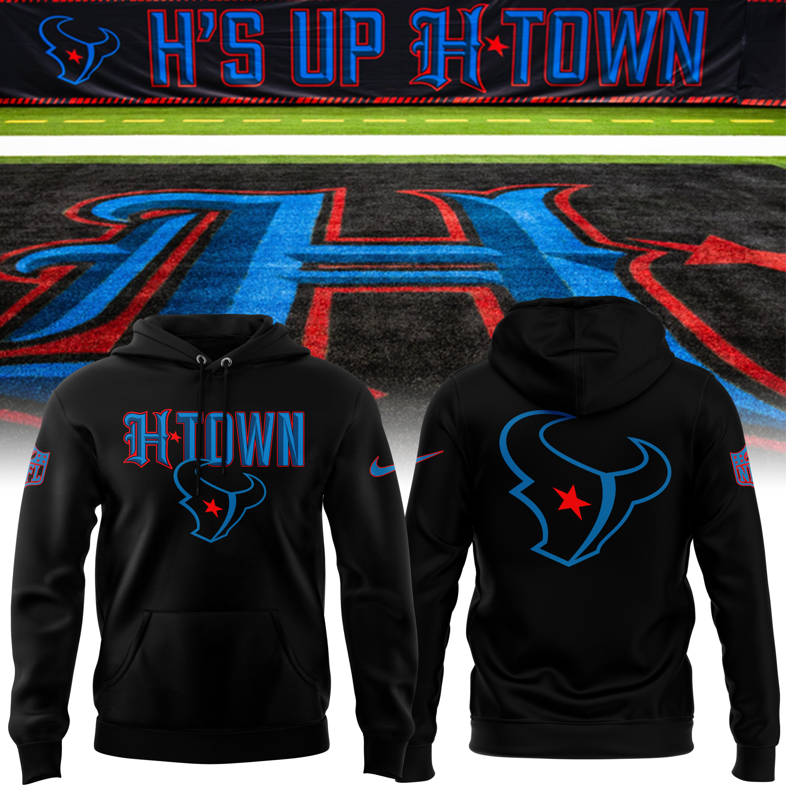 Houston Texans Hey Dude Sport Shoes