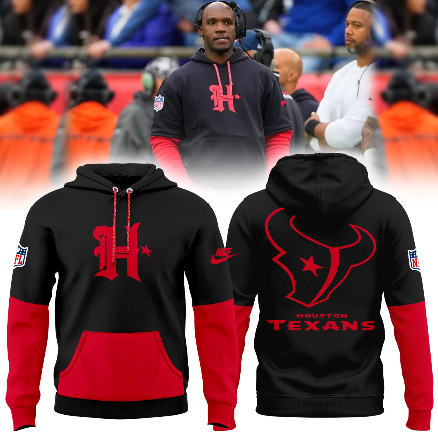 Houston Texans HTown Nouveau sweat à capuche 2024