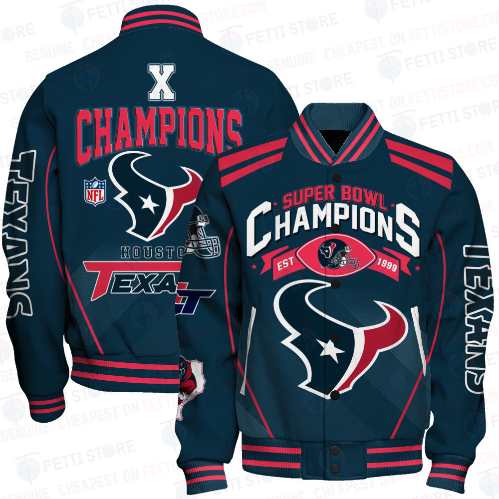 Houston Texans National Football League Conquer Every Field Unisex Varsity Jacket