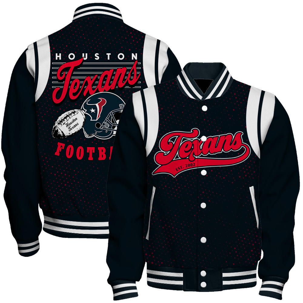 Houston Texans National Football League Unisex Varsity Jacket