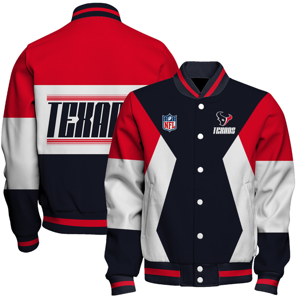 Houston Texans National Football League Varsity Jacket STM V3