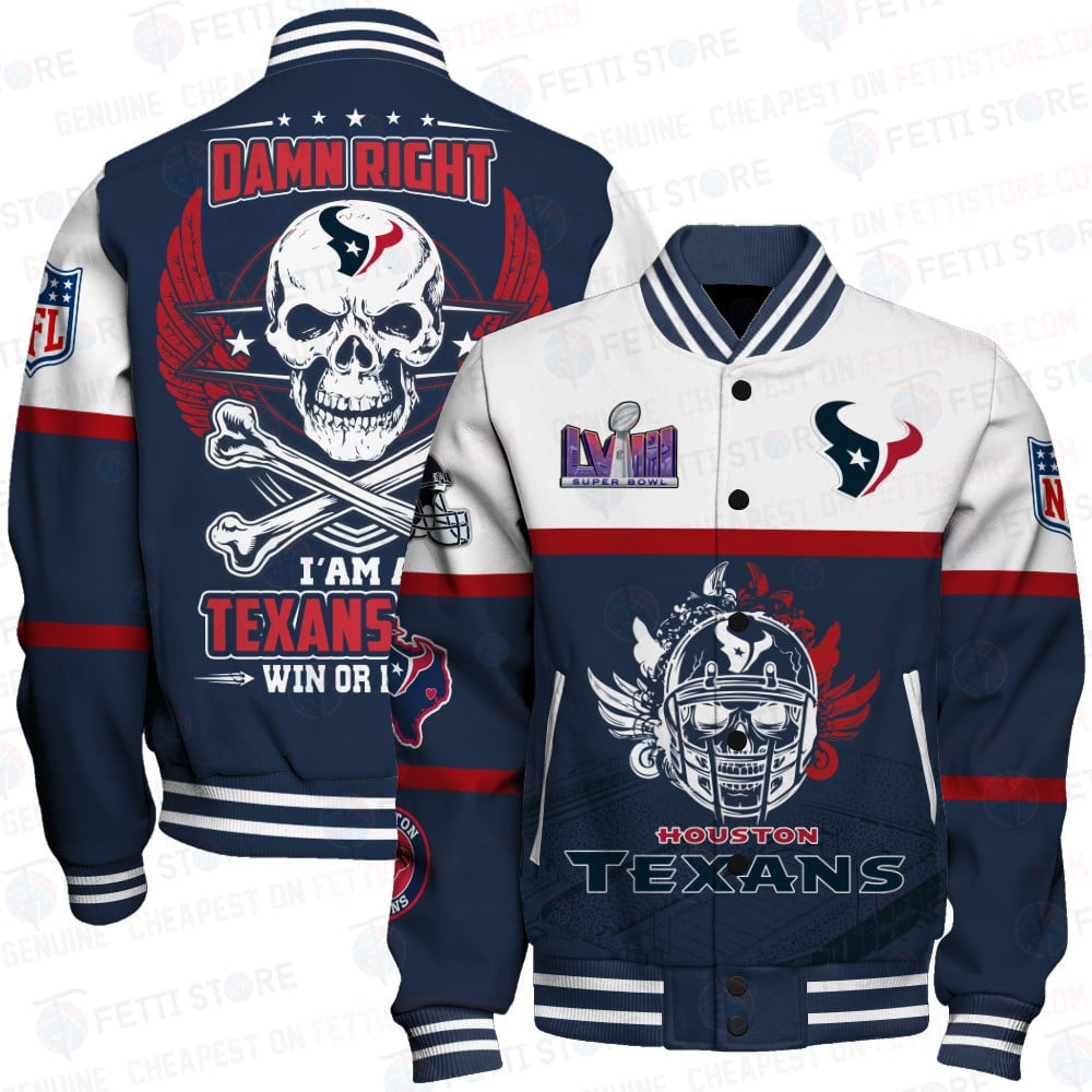 Houston Texans National Football League Varsity Jacket STM V5