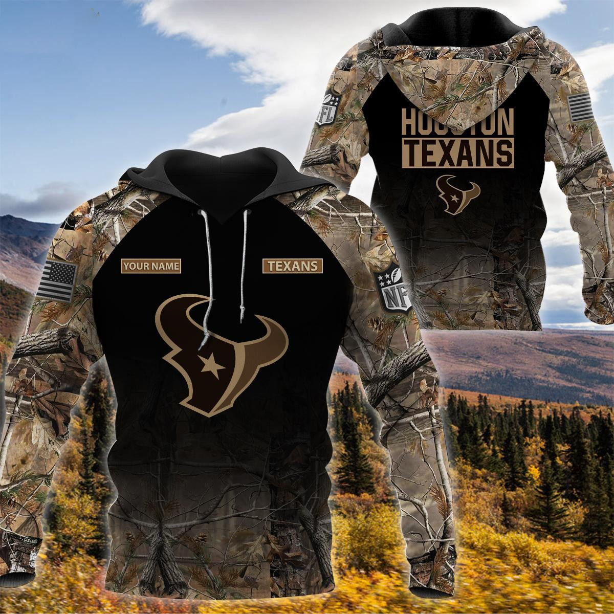 Houston Texans Personalized Quarter Zip Hoodie New Collection AZBTQZH000286