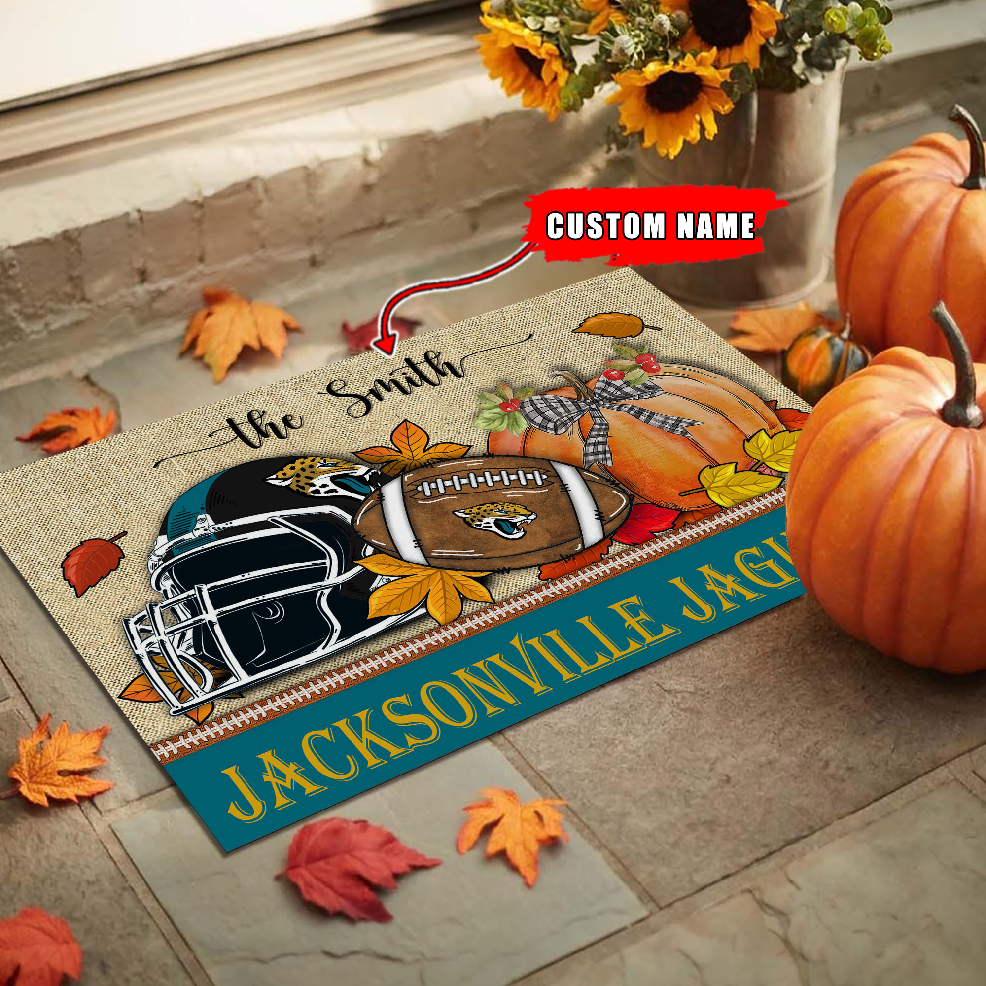 Jacksonville Jaguars Customized Shoes -New Version 32 Teams Personalized H56 Shoes