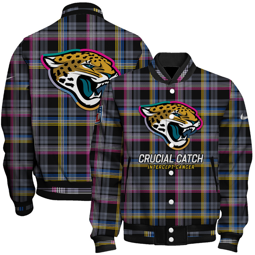 Jacksonville Jaguars National Football League Conquer Every Field Unisex Varsity Jacket