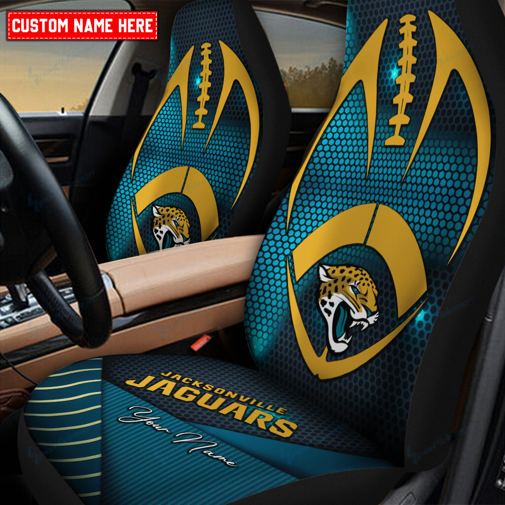 Jacksonville Jaguars Personalized Car Seat Covers BG284
