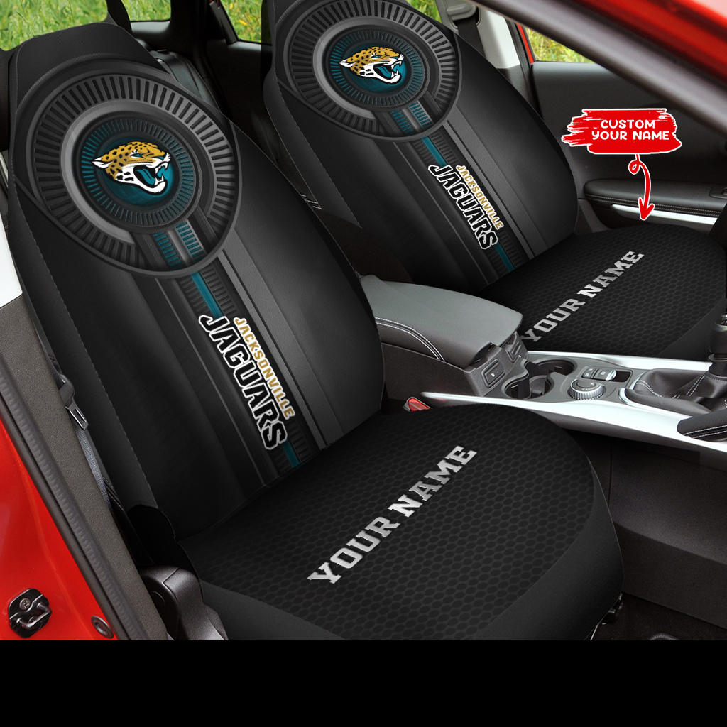 Jacksonville Jaguars Personalized Car Seat Covers BGCSC694