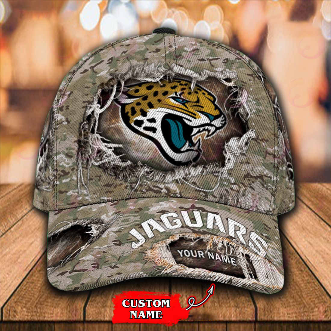 Jacksonville Jaguars-Personalized Classic Cap-V2
