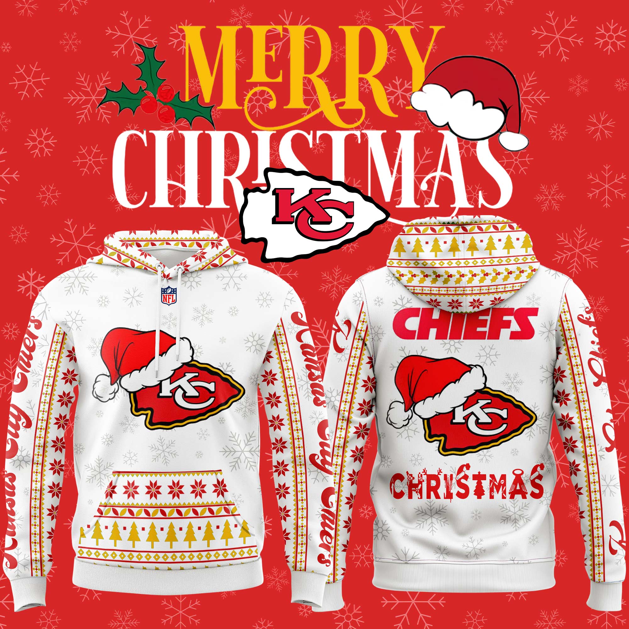 Kansas City Chiefs National Football League - Feel The Power Unisex Varsity Jacket