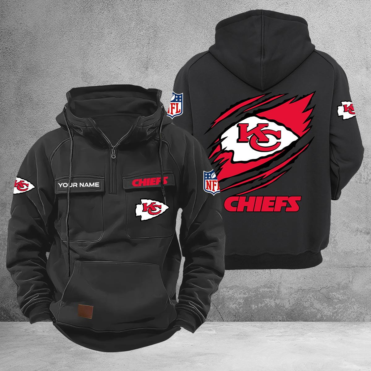 Kansas City Chiefs Merry Christmas Hoodie