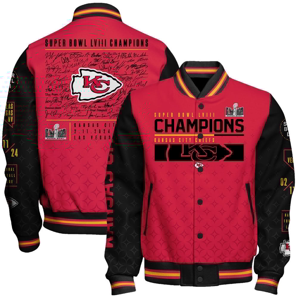 Kansas City Chiefs National Football League Champions Unisex Varsity Jacket V19