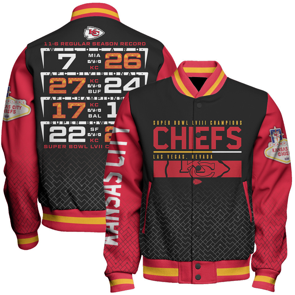 Kansas City Chiefs National Football League Champions Varsity Jacket