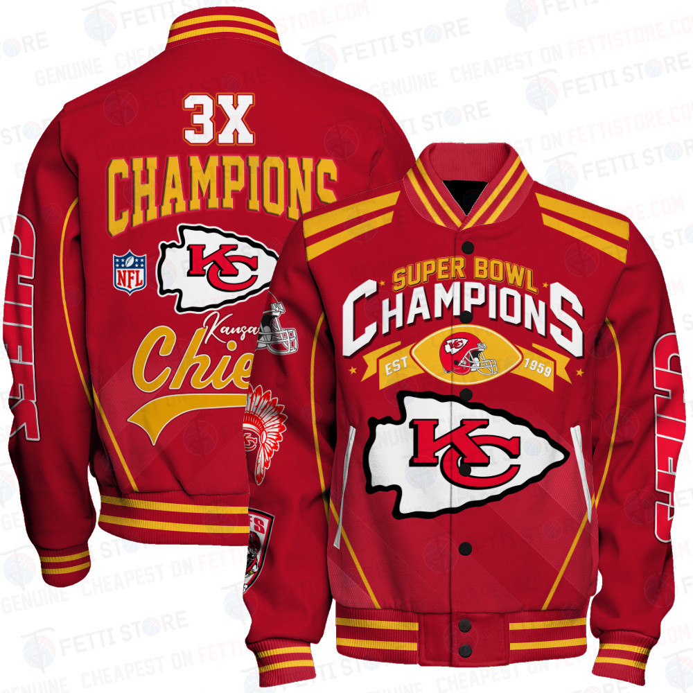 Kansas City Chiefs National Football League Crucial Catch Unisex Varsity Jacket