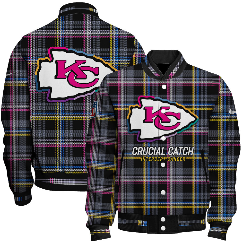 Kansas City Chiefs National Football League Feel The Power Unisex Varsity Jacket