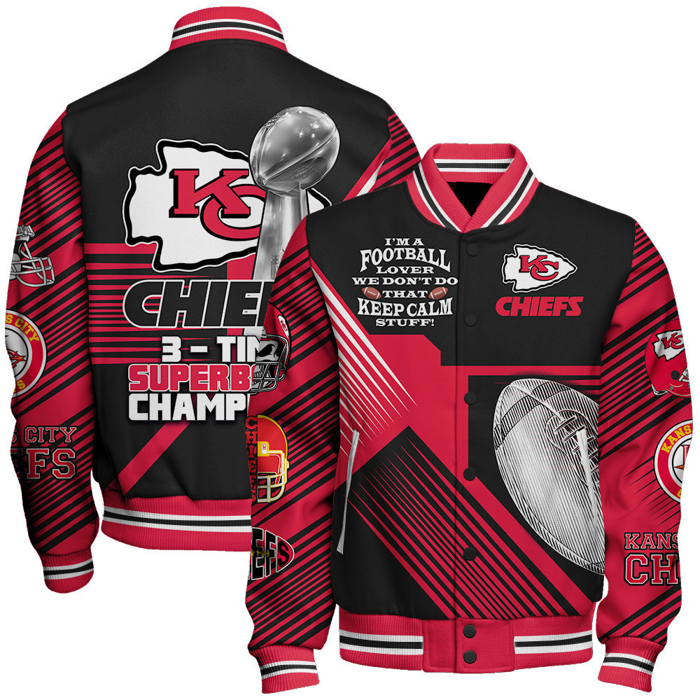 Kansas City Chiefs National Football League Unisex Varsity Jacket SFAT V5