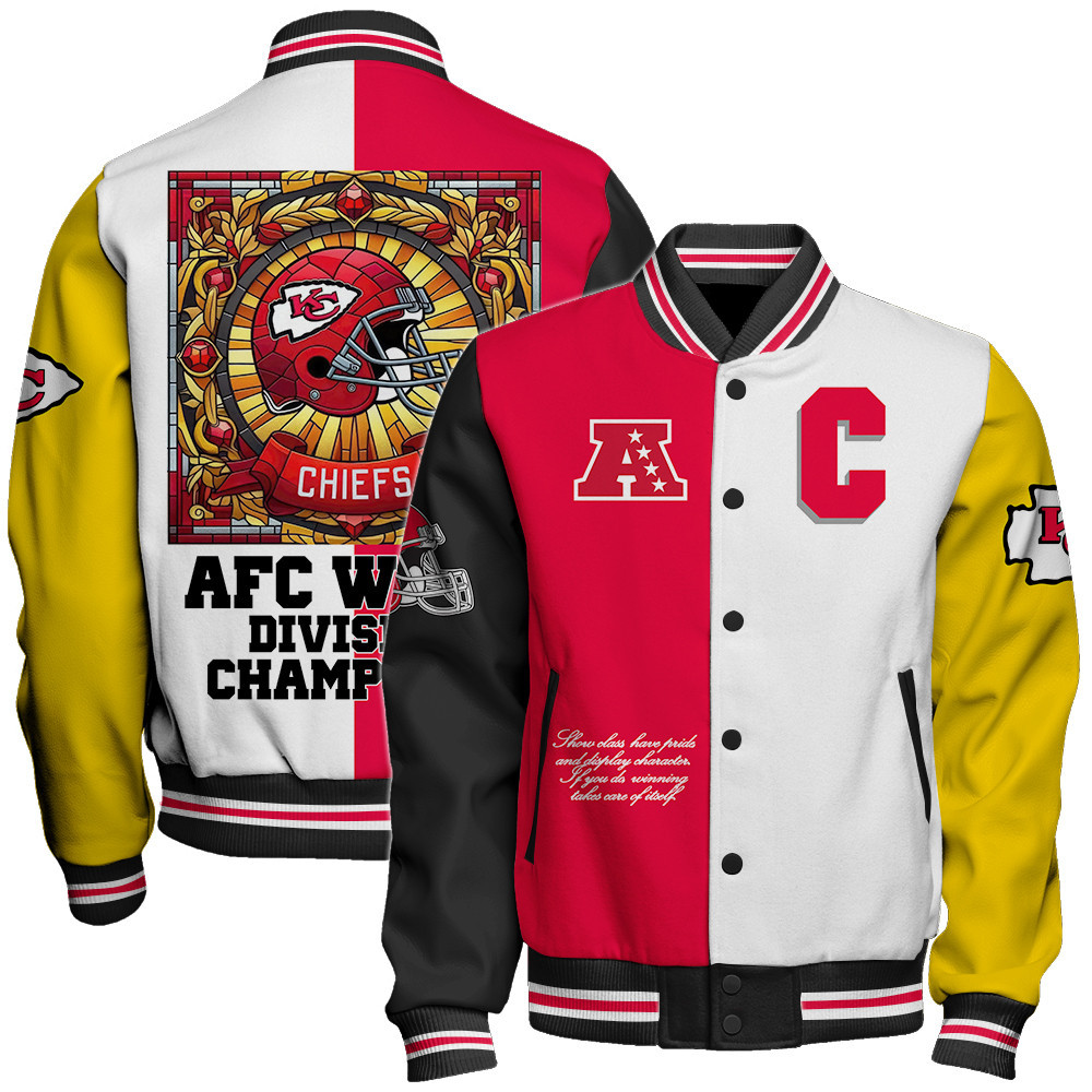 Kansas City Chiefs National Football League Varsity Jacket STM V6