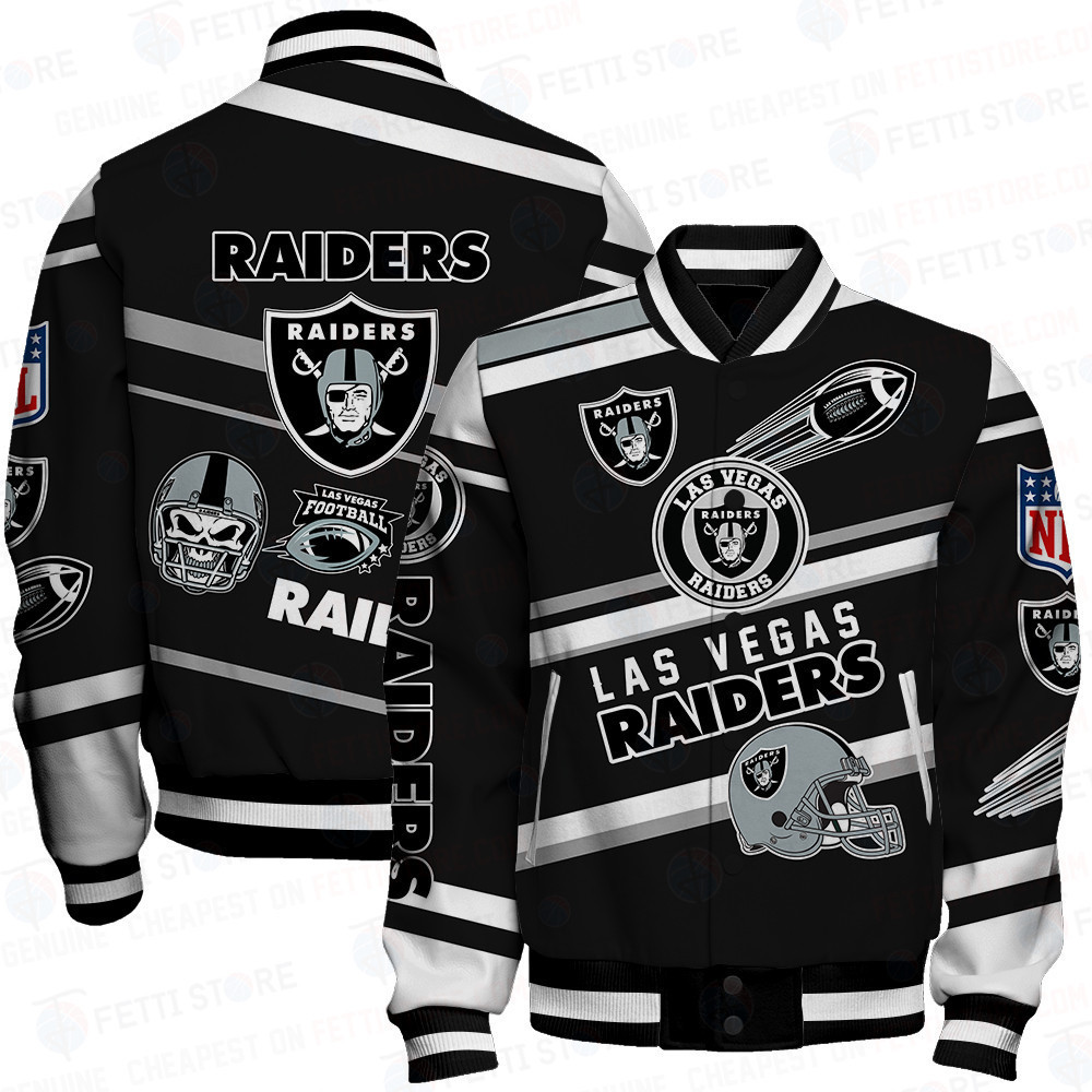 Las Vegas Raiders American Football Conference Unisex Varsity Jacket V12