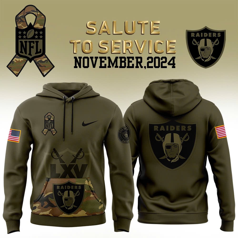 Las Vegas Raiders Camo Salute to Service Cap