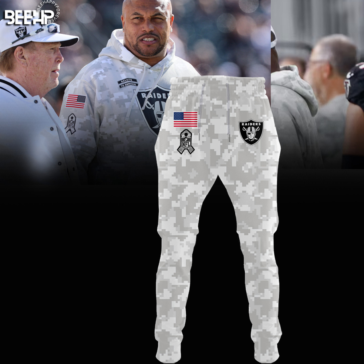 Las Vegas Raiders Camo Salute to Service Combo