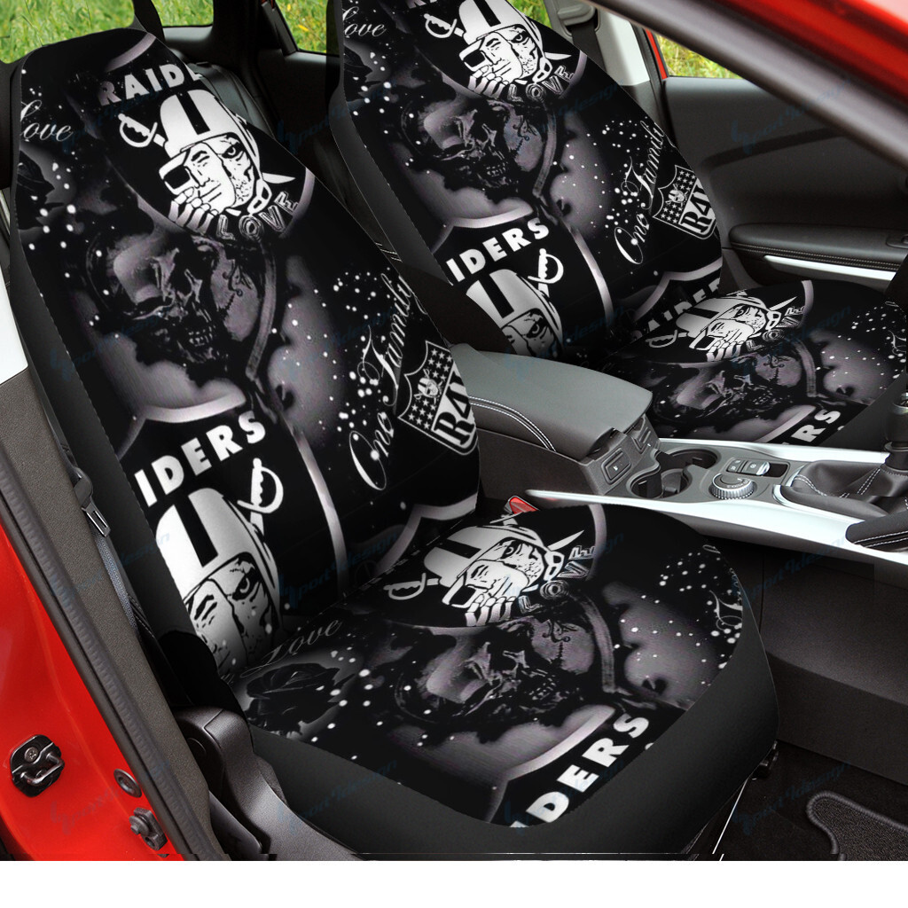 Las Vegas Raiders Car Seat Covers BG133