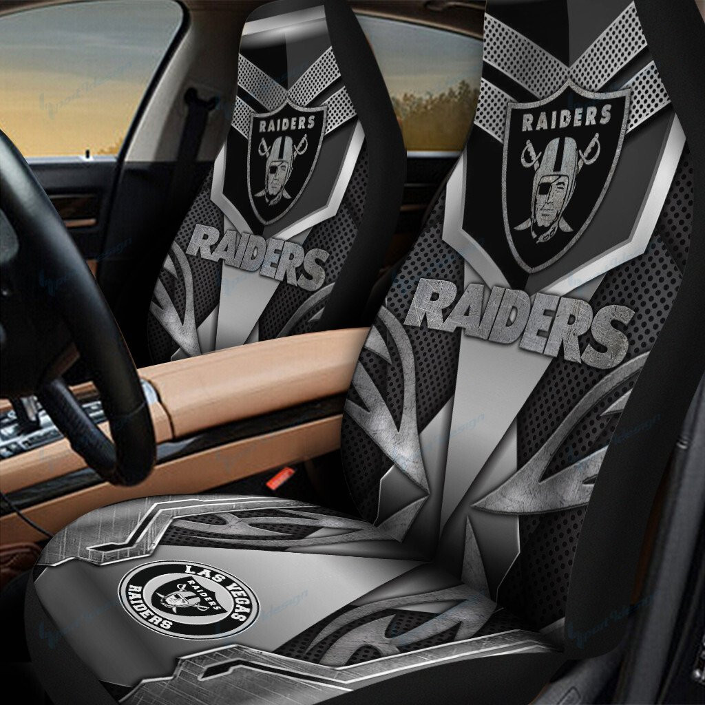 Las Vegas Raiders Car Seat Covers BG199