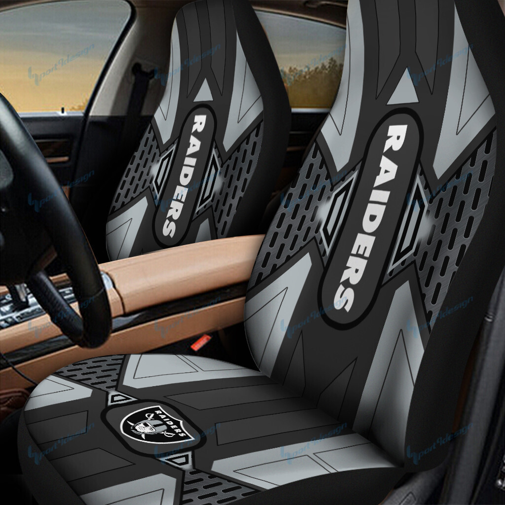 Las Vegas Raiders Car Seat Covers BG317