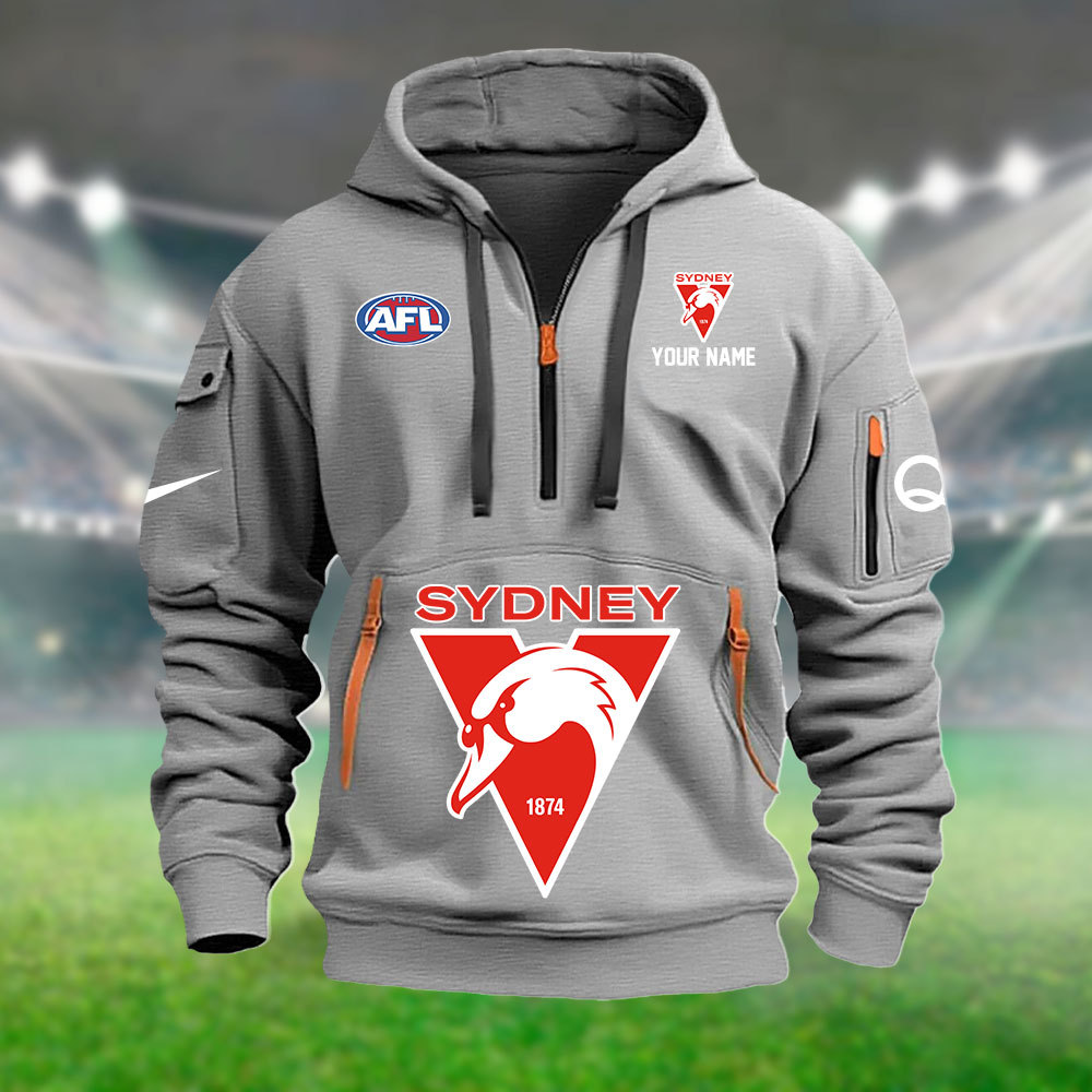 LFYLPC2984 Schwerer Kapuzenpullover der Sydney Roosters