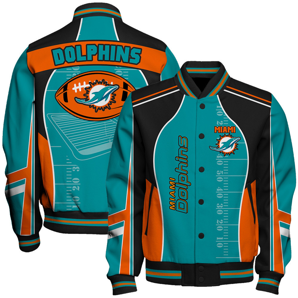 Miami Dolphins – klassische und moderne Unisex-Uni-Jacke