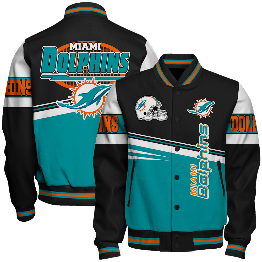 Miami Dolphins - Second Family Unisex Varsity Jacket