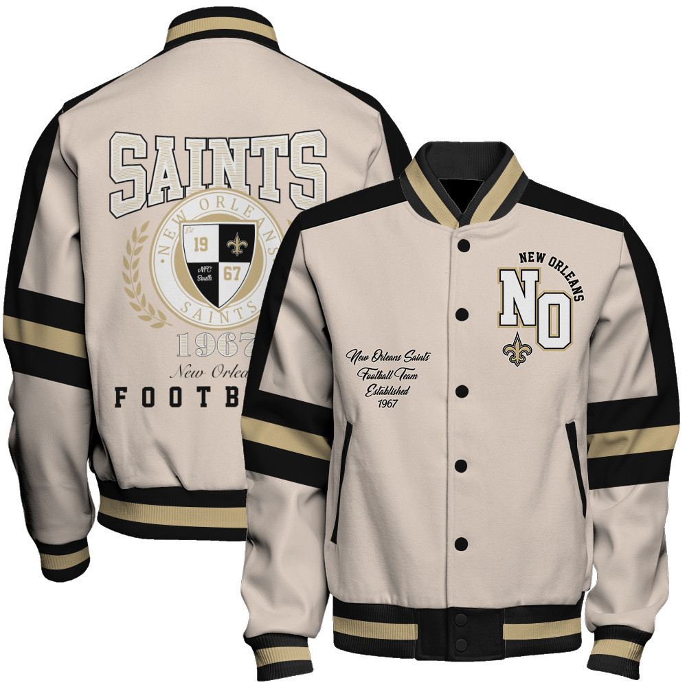Saints de la Nouvelle-Orléans - Veste universitaire unisexe Feel The Power