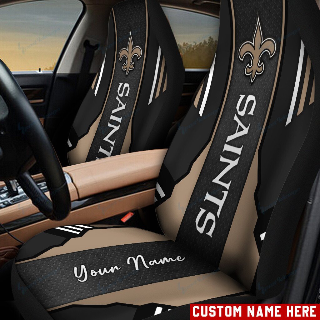 New Orleans Saints Personalized Car Seat Covers BG460