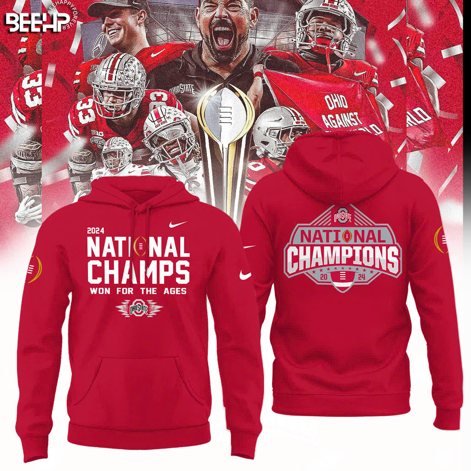 Maillot des champions nationaux des Ohio State Buckeyes 2025