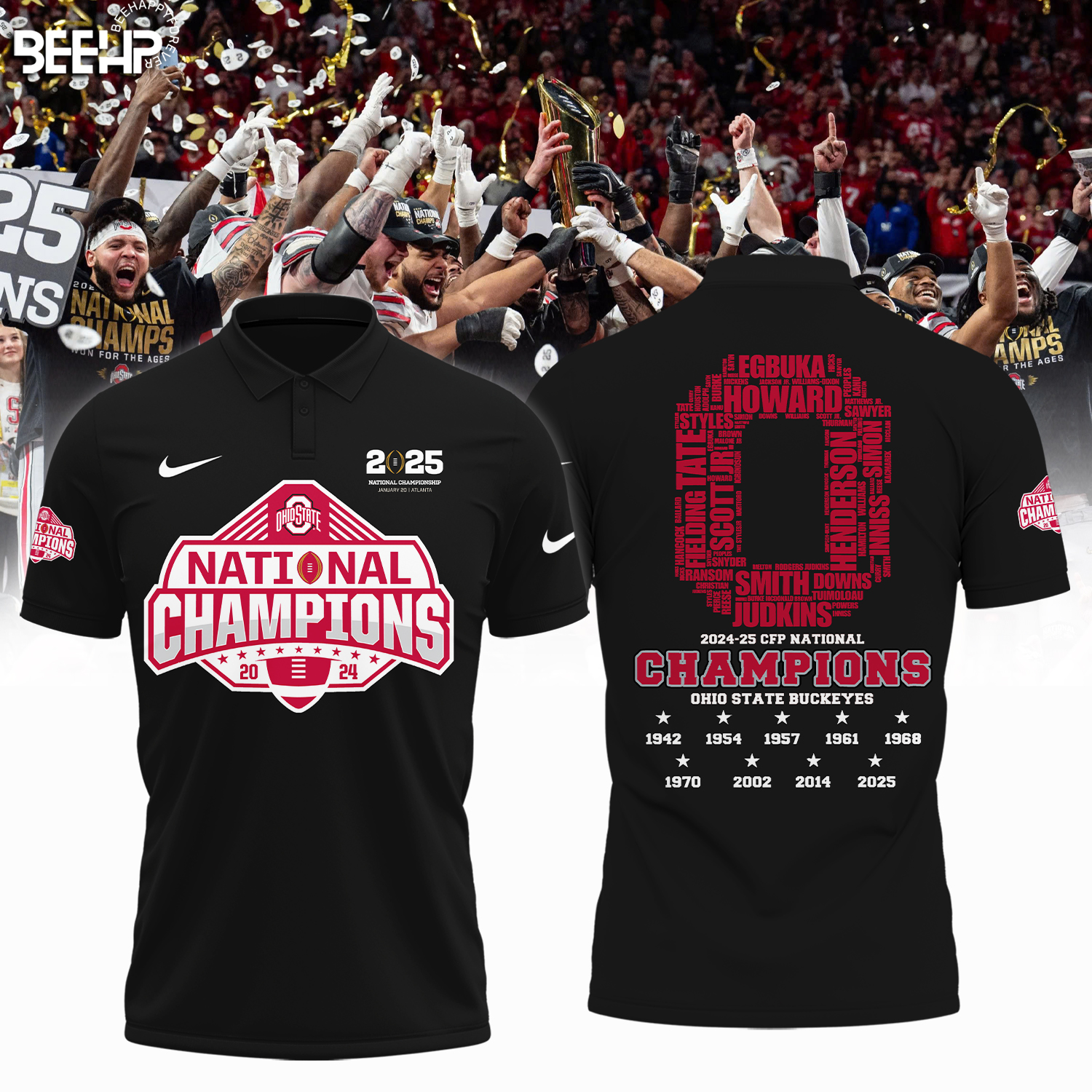 Ohio State Buckeyes 2025 National Champions Shirt