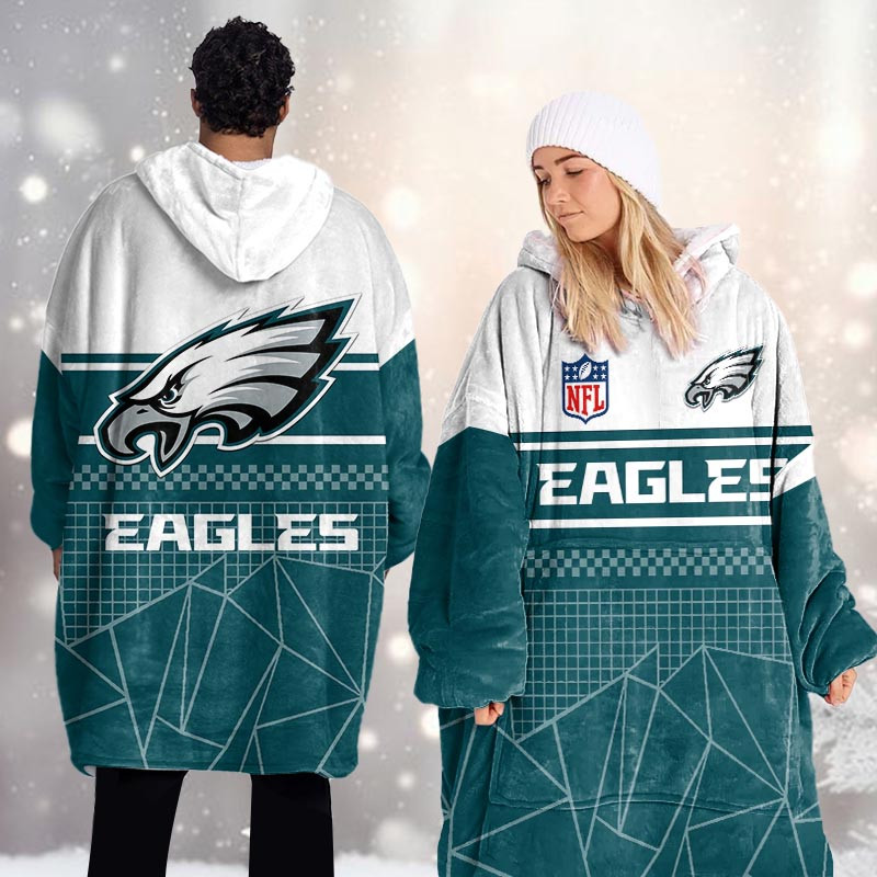 Philadelphia Eagles DMTZ0379 Hoodie Zip Velvet Coat
