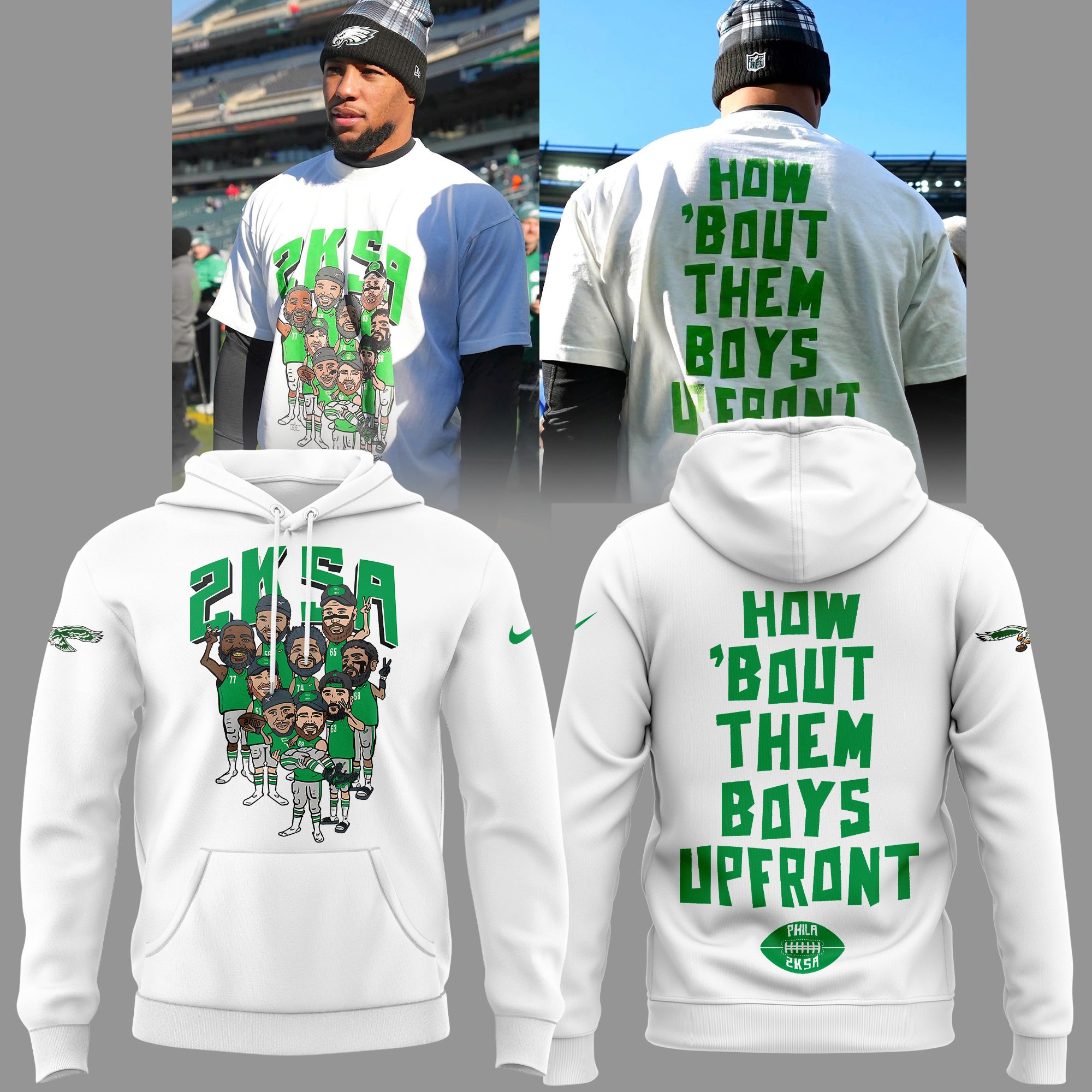 Philadelphia Eagles Hoodie 2024